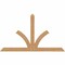 Ekena Millwork Richland Timber Gable Bracket, Western Red Cedar, 96"W x 56"H x 3 1/2"D x 5 1/2"F, 14/12 Pitch GBW096X56X0406RIC00SWR - alternate 1